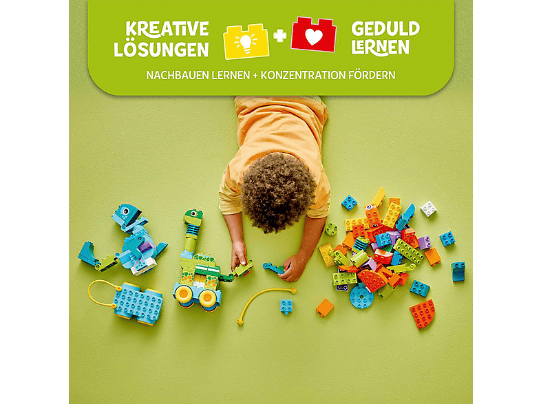 Thumbnail - LEGO DUPLO Town 10451 Dinos auf Rädern 3-in-1-Set Bausatz, Mehrfarbig