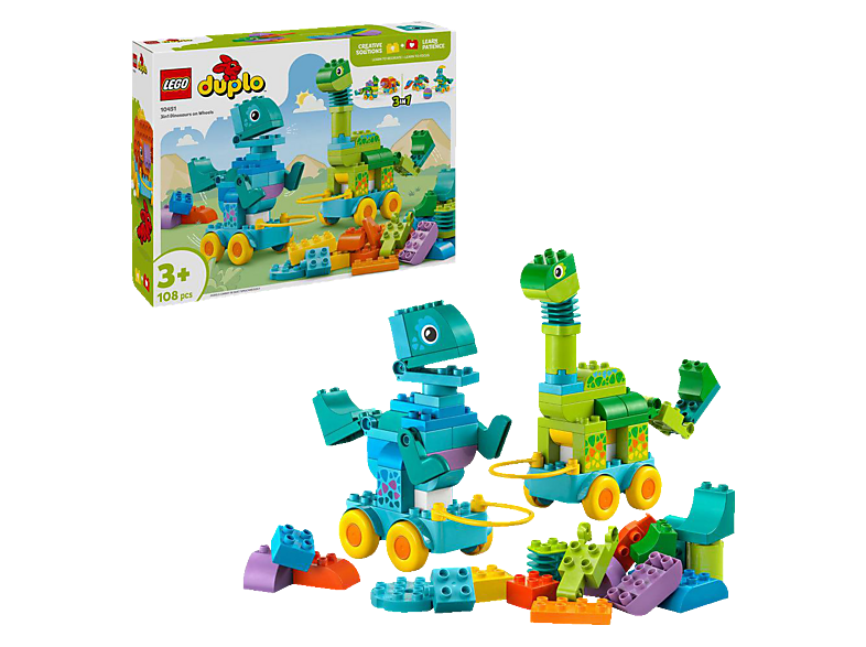 Lego DUPLO Town 10451 Dinos auf Rädern 3-in-1-Set Bausatz