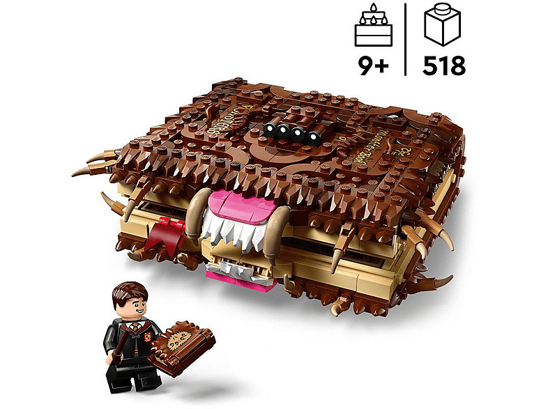 Lego Harry Potter™ 76449 Beißendes Monsterbuch der Monster Bausatz, Mehrfarbig — Foto 2 von 5