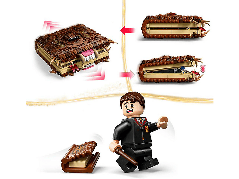 Lego Harry Potter™ 76449 Beißendes Monsterbuch der Monster Bausatz, Mehrfarbig — Foto 4 von 5