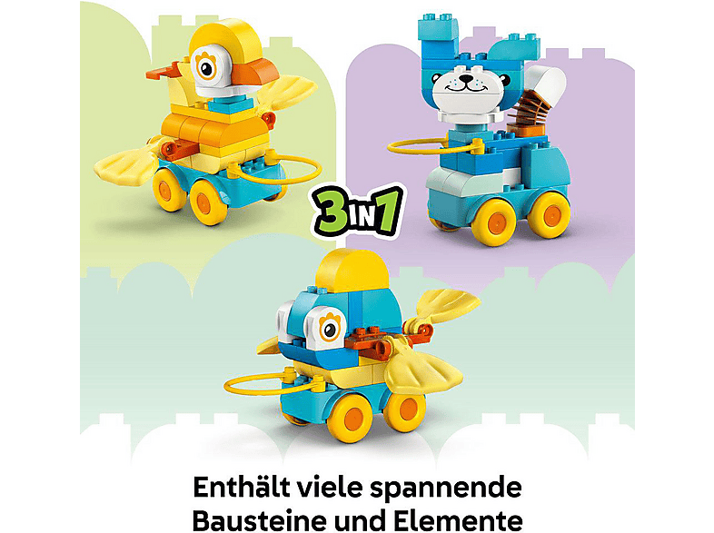 Lego DUPLO Town 10448 Tiere auf Rädern 3-in-1-Set Bausatz — Foto 3 von 5
