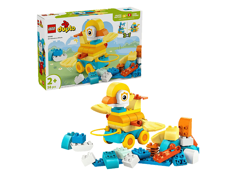 Lego DUPLO Town 10448 Tiere auf Rädern 3-in-1-Set Bausatz