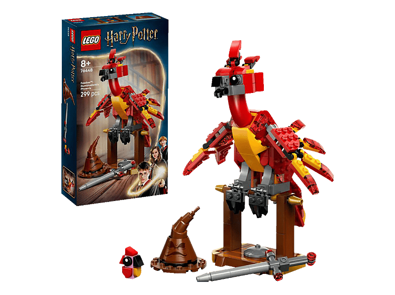 Lego Harry Potter™ 76448 Fawkes: Dumbledores Phönix Bausatz, Mehrfarbig