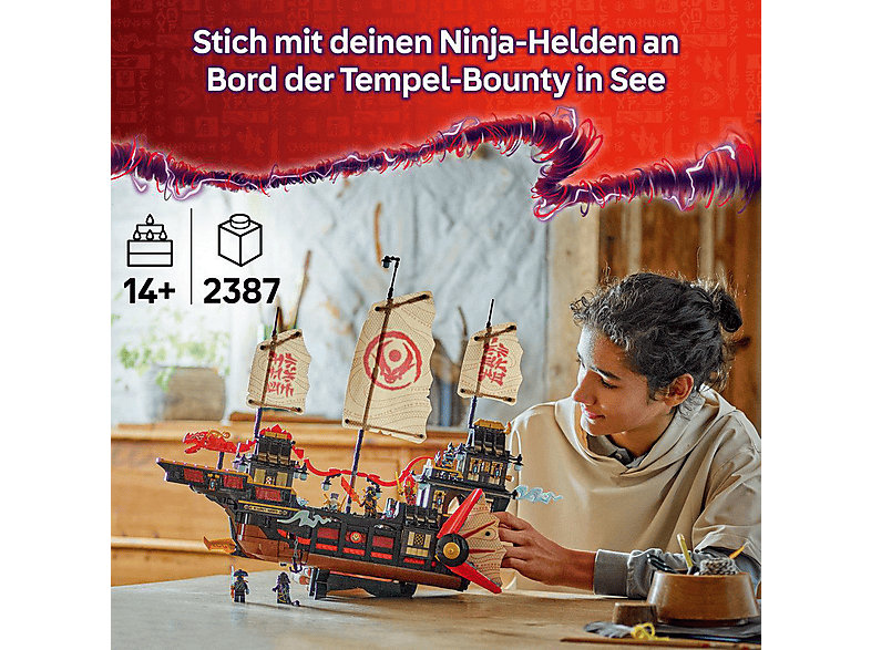 Thumbnail - LEGO 71848 DER TEMPEL-FLUGSEGLER Bausatz, Mehrfarbig