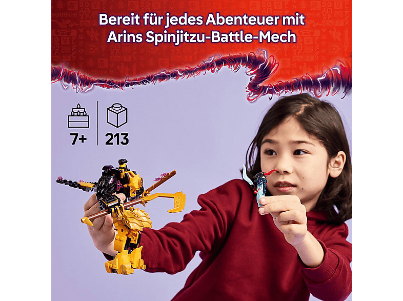 Thumbnail - LEGO Ninjago 71839 Arins Spinjitzumech Bausatz, Mehrfarbig