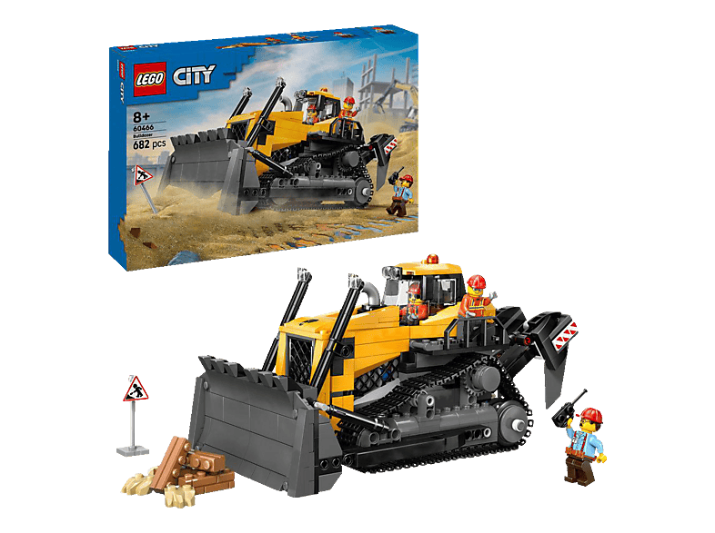 Lego City 60466 Gelber Bulldozer Bausatz