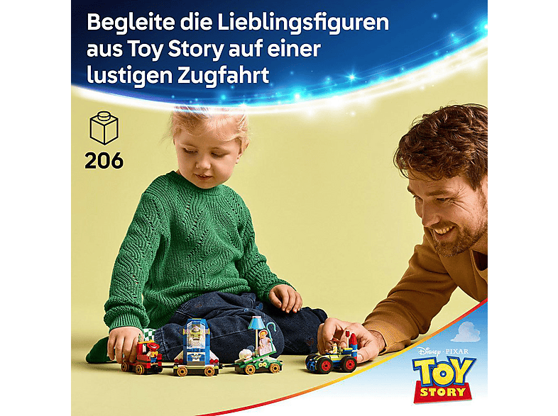 Thumbnail - LEGO Disney Pixar 43264 Partyzug und das Auto RC aus Toy Story Bausatz, Mehrfarbig