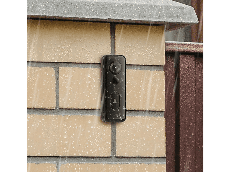 Zestaw wideodomofonowy XIAOMI Doorbell 3S 46068 Wi-fi Czarny – zdjęcie 3