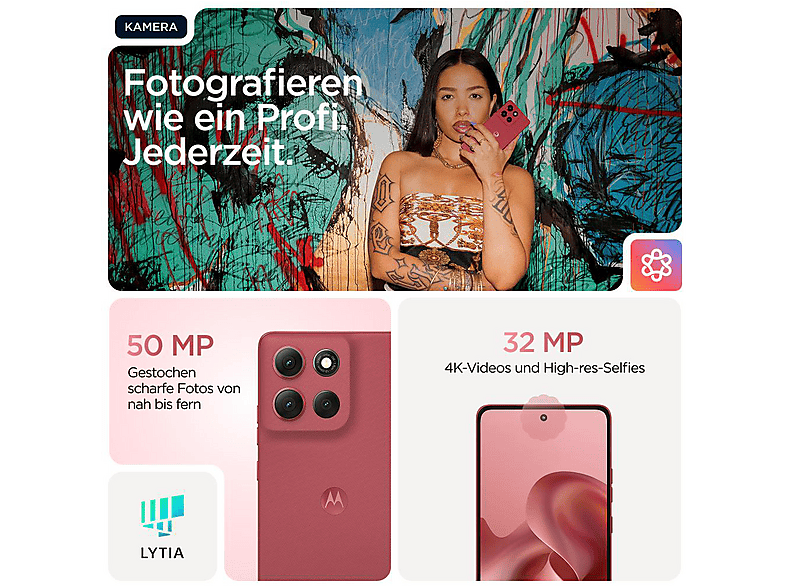 MOTOROLA moto G86 5G 256 GB Chrysanthemum Dual SIM