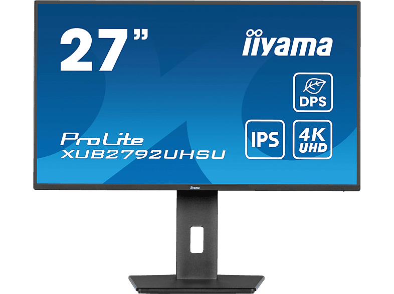 IIYAMA ProLite XUB2792UHSU-B6 27 Zoll  UHD 4K  Business Monitor  4 ms Reaktionszeit 60 Hz 