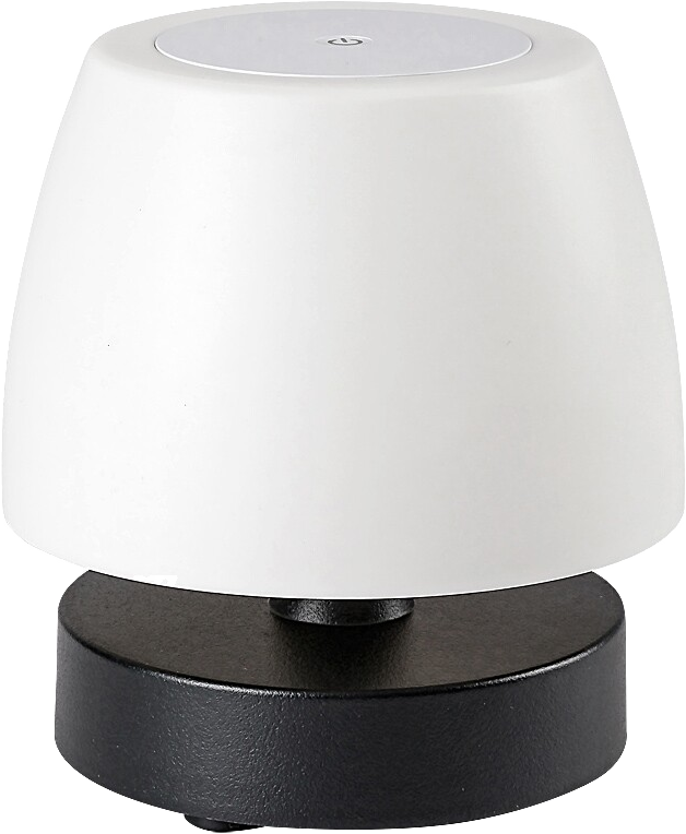 RÁBALUX Odera LED kültéri asztali lámpa, 3W, fehér-fekete (7040)