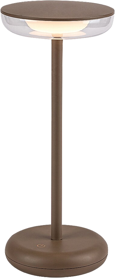 RÁBALUX Konin LED kültéri asztali lámpa, 6W, karamella (77089)