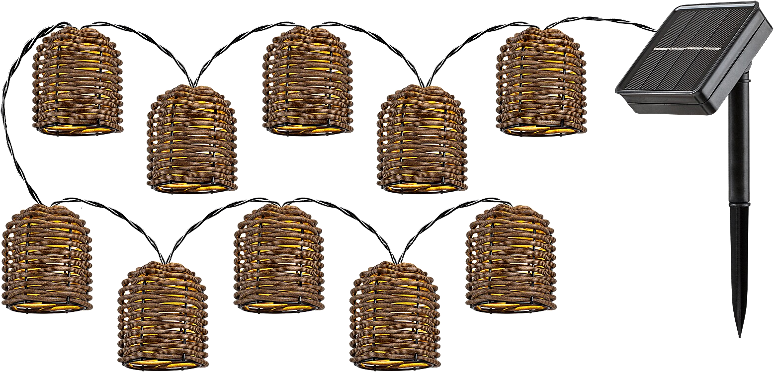 RÁBALUX Rupit LED kültéri napelemes dekor lámpa, 0,6W, fekete (77047)