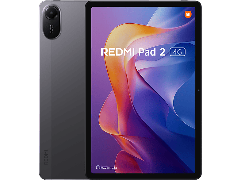 XIAOMI Redmi Pad 2, 128GB, Grau inkl. Cover | MediaMarkt