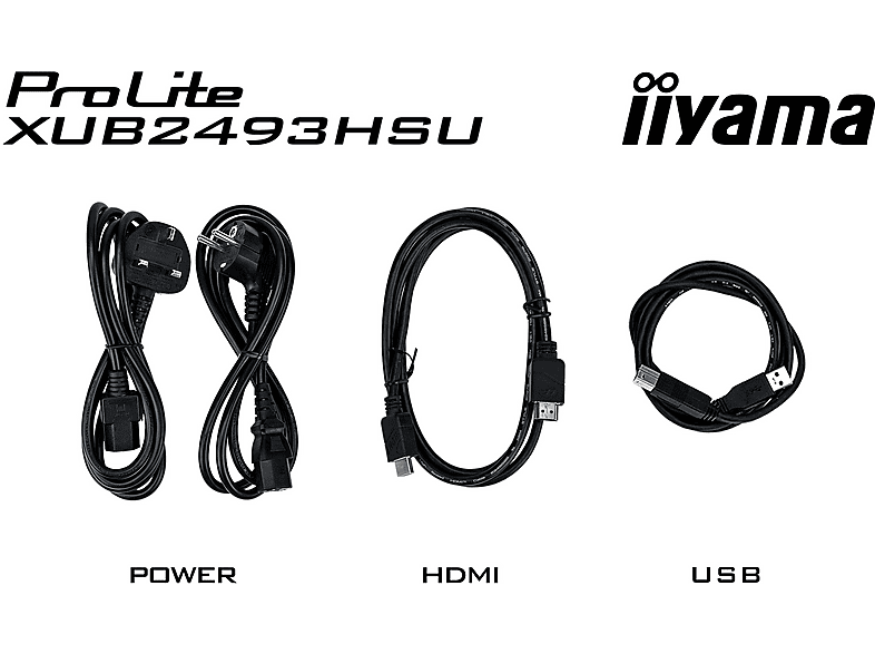 Thumbnail - IIYAMA ProLite XUB2493HSU-B7 23,8 Zoll Full-HD Business Monitor 1 ms Reaktionszeit 100 Hz