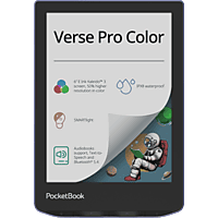 MediaMarkt POCKETBOOK Verse Pro Color 6'' 16 GB Spatwaterbestendig Lavendel Droom Paars aanbieding