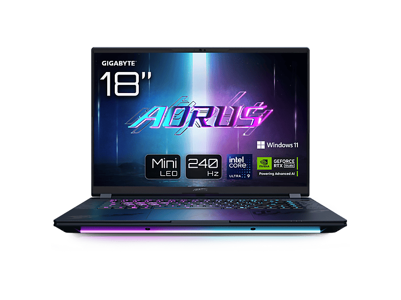 GIGABYTE AORUS MASTER 18 - 18 Zoll - Intel® Core™ Ultra 9 275HX - 32 GB - 1 TB - NVIDIA GeForce RTX™ 5080 - Windows 11 Pro