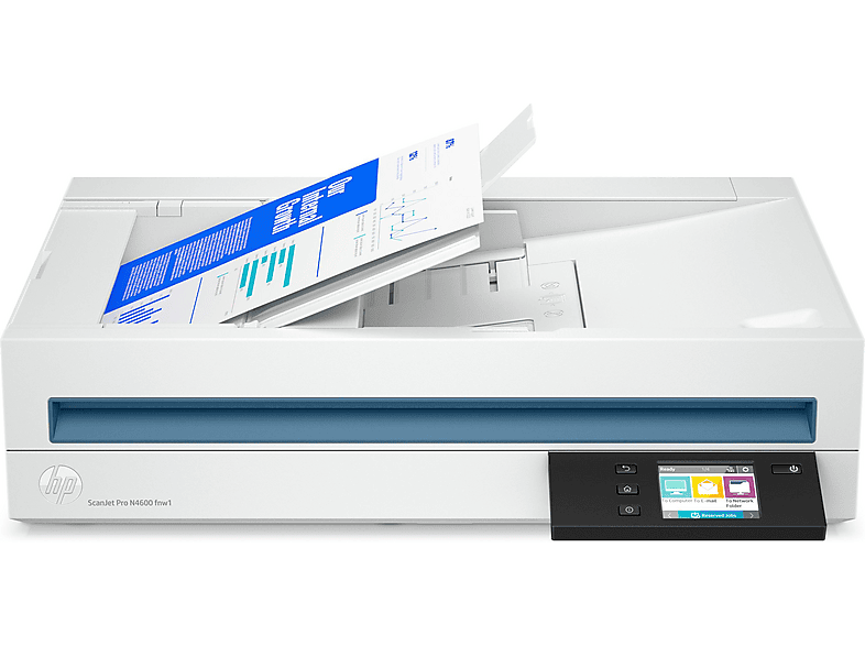 Thumbnail - HP - B2B Scanjet Pro N4600 fnw1 Flachbett- & ADF Scanner