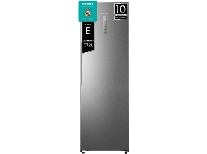 REACONDICIONADO Seminuevo Muy bueno Frigorífico una puerta - Hisense RL3K370SAIE, No Frost, 185.6 cm, 372 l, Kitchen Fit, Wi Fi, Inox