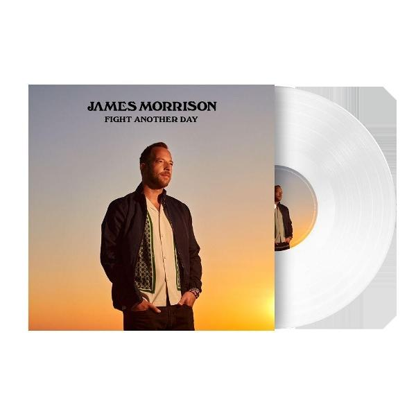 Albumcover mit einem Mann, der steht. Der Hintergrund hat einen Sonnenuntergang.