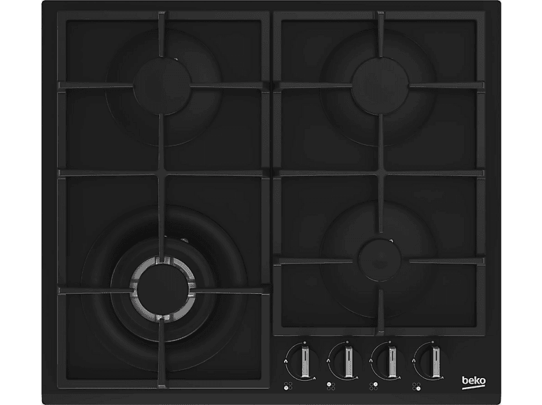Płyta gazowa do zabudowy BEKO HBIAG64225SBP bPro500 Czarne szkło
