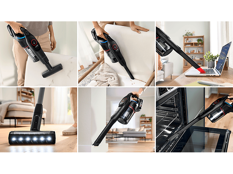 Bosch BCS931BQC Unlimited 9 Staubsauger (Akkulaufzeit: 60 min., Schwarz) — Foto 5 von 5