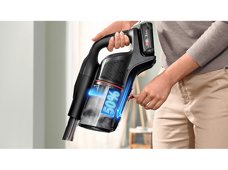 Bosch BCS931BQC Unlimited 9 Staubsauger (Akkulaufzeit: 60 min., Schwarz) — Foto 4 von 5