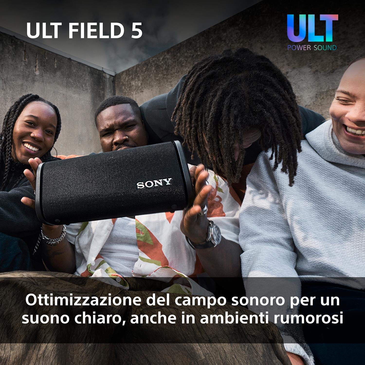 Custodia In Tessuto Per Sony ULT FIELD 5 E SRS-ULT50 – Borsa Da Viaggio Nera, Impermeabile, Leggera, Dimensioni 35x18x14 Cm