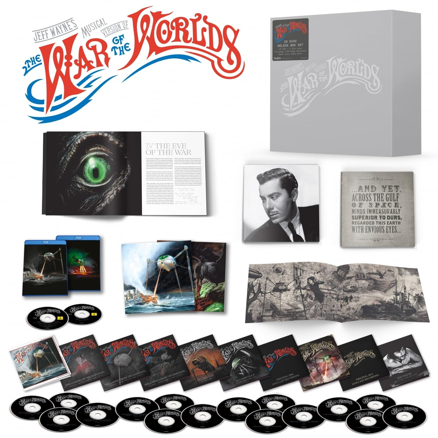 Jeff Wayne - Wayne's Musical Version Of The War Worlds (Deluxe Collector's Edition) (Box Set) (CD + Blu-ray)