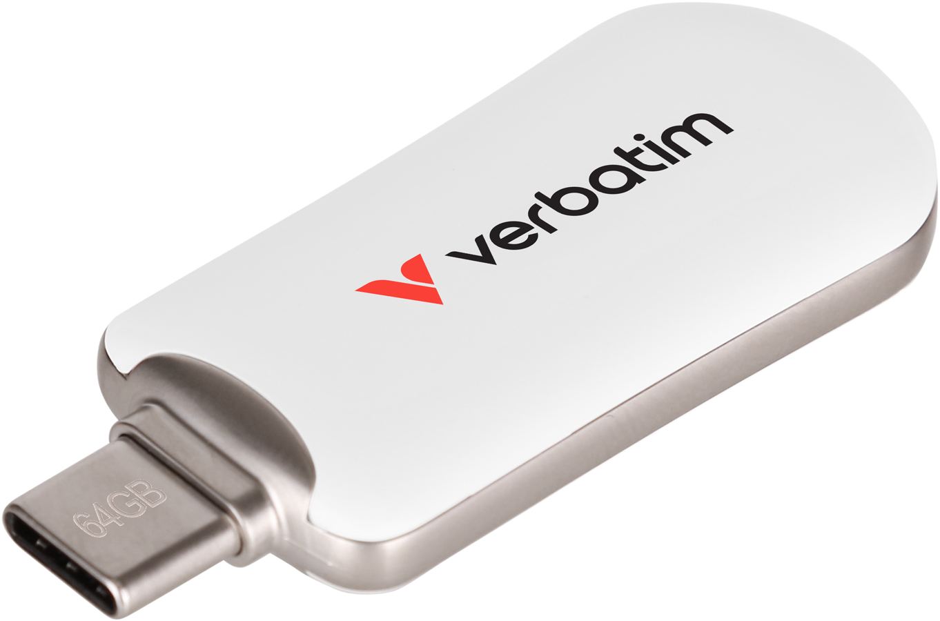 VERBATIM Plectra USB3.2 Gen1 Type-C Pendrive, 64GB, fehér (30228)