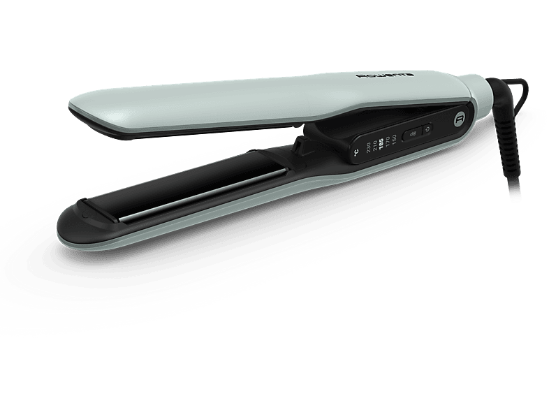 Rowenta – Plancha de pelo Rowenta Thermoglide SF5120 con Tecnología Iónica y revestimiento de Titanio 5 Temperaturas de 170 a 230 °C Placas Flotantes.