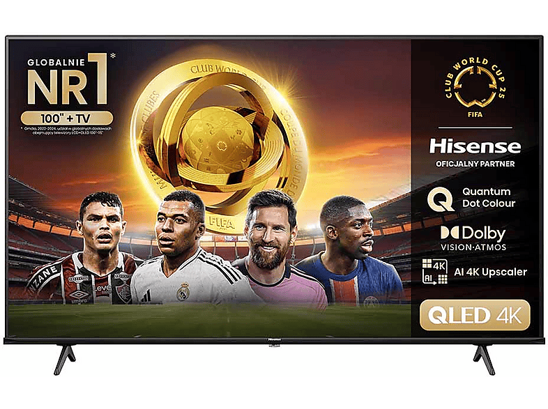 PRODUKT PO EKSPOZYCJI - Telewizor QLED HISENSE 55E7NQ 55" 4K Quantum Dot Colour Dolby Vision