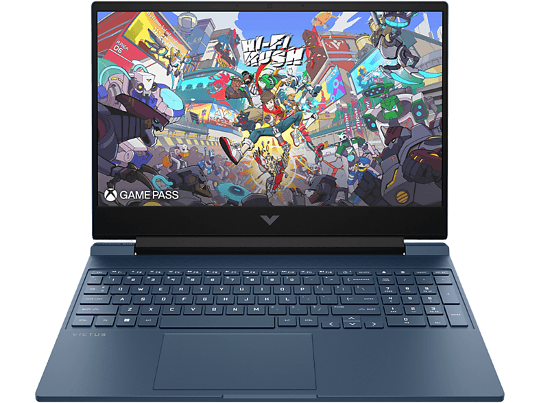 Portátil gaming - HP Victus 15-fa2021ns, 15.6" Full HD, Intel® Core™ i5-13420H, 16GB RAM, 512GB SSD, RTX™ 3050, Sin sistema operativo, Azul