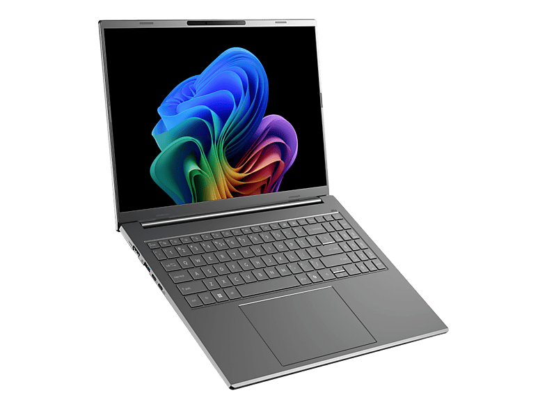 ACER Aspire 16 AI OLED A16-61M-R0PP, Notebook, mit Display, AMD Ryzen™ 7 350 Prozessor (16 MB Cache, bis zu 5 GHz), 32 GB RAM, 1 TB SSD, Radeon™ 860M, Steel Gray , Windows 11 Home