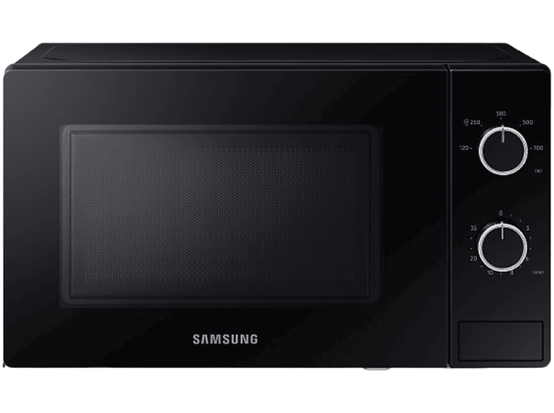 Microondas - Samsung MS20A3010AL/EC, 230 V, 5 niveles de potencia, 20 l, Negro
