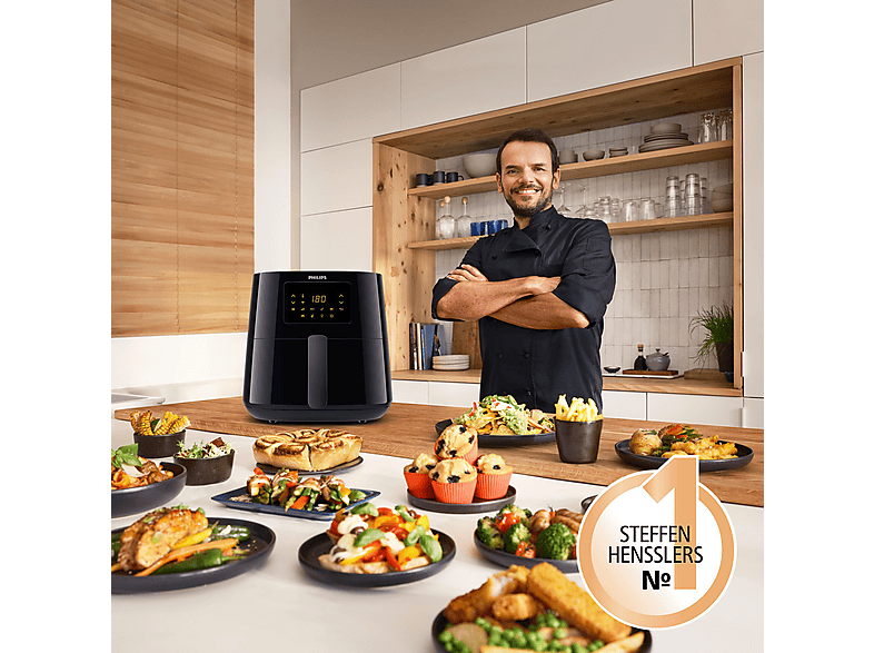 Thumbnail - PHILIPS HD9280/90 Airfryer XL Essential 6.2L Heißluftfritteuse