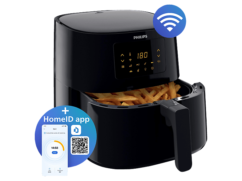PHILIPS HD9280/90 Airfryer XL Essential 6.2L Heißluftfritteuse