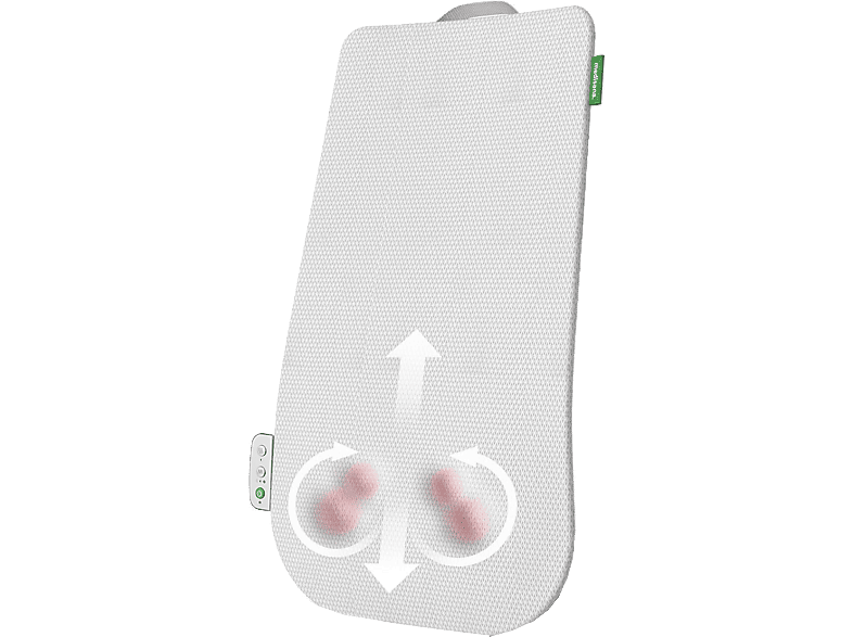 Masajeador - Medisana MC 600, Cervical y Espalda, Shiatsu con Superficie de Masaje Extra Grande, Función Calor, Blanco