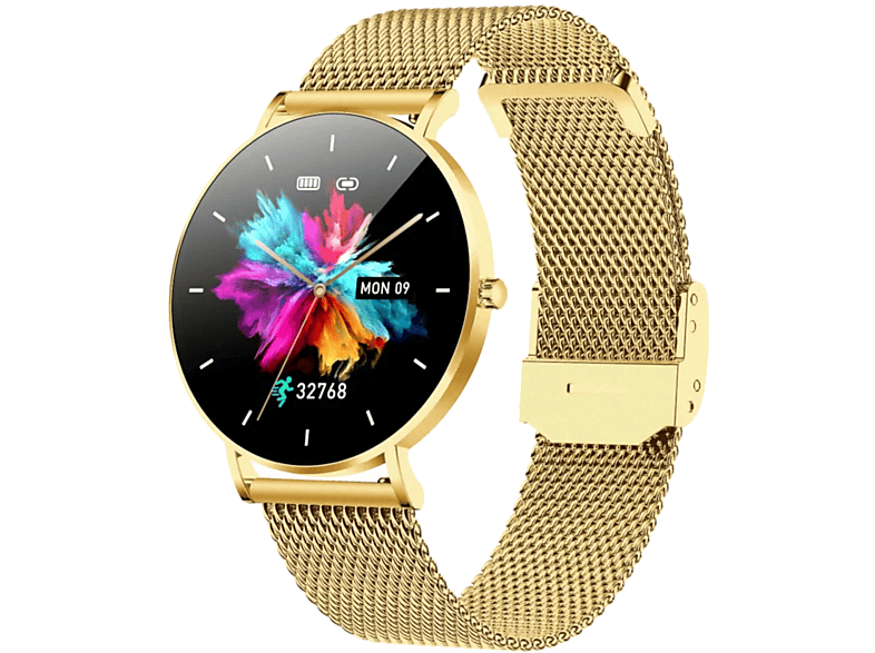 Smartwatch MANTA Alexa Lux Gold SWU501LGD Złoty