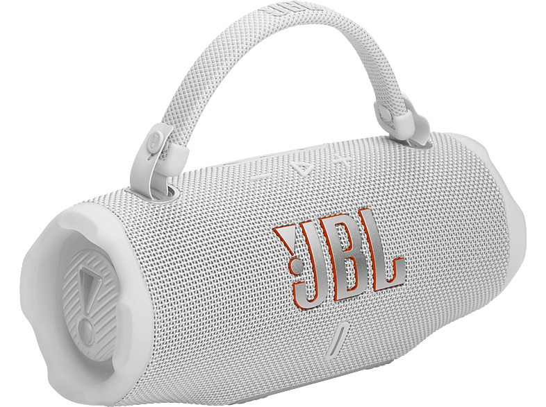 JBL Charge 6, 45 W, Bluetooth, Hasta 24 horas + 4 con Playtime Boost, Resistente a golpes, agua y polvo, Blanco