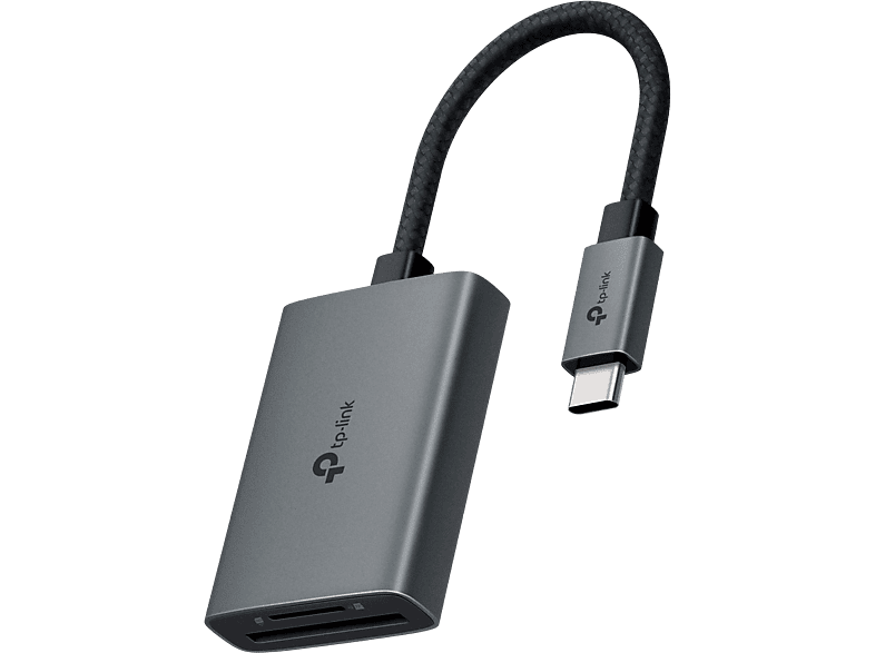 TP-LINK UA430C | USB 3.0 Type-C SD & microSD | 200MB/s | Çift Kart | 2TB | Tak & Kullan | Alüminyum