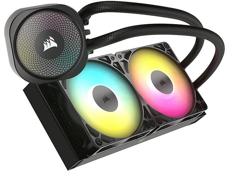 CORSAIR Nautilus 240 RS ARGB CPU Kühler, Flüssigkeitskühlsystem, 240 mm, Schwarz — Foto 2 von 5