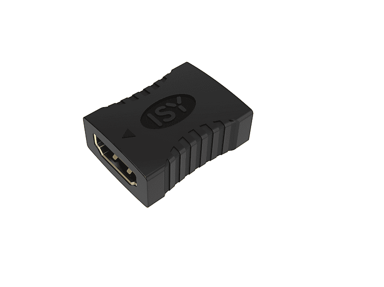 ISY IHD-9039 4K HDMI Adapter, Premium High Speed, HDMI- auf HDMI-Buchse, Schwarz