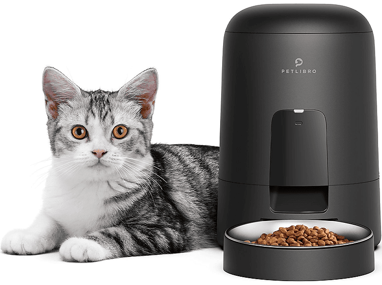 Petlibro Air Automatic Pet Feeder, 2 Liter, Schwarz, Futterautomat — Foto 4 von 5
