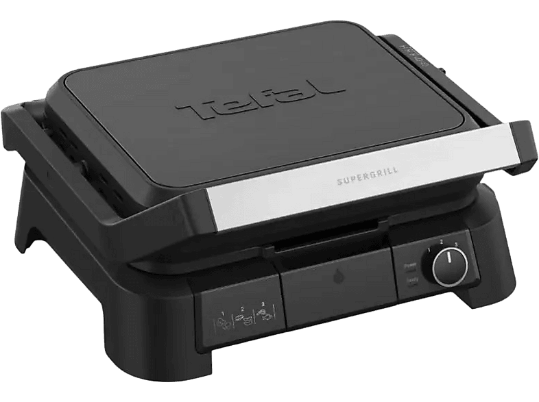 Tefal GC5108 SuperGrill 3in1 Kontaktgrill, BBQ-Funktion und Ofenposition; 3-in-1 Kontaktgrill, BBQ-Funktion und Ofenposition