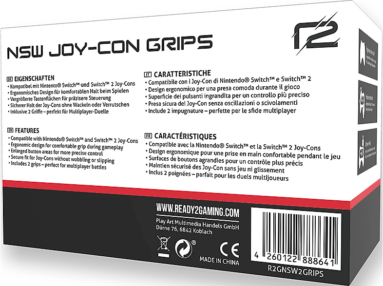 ready2gaming Joy-Con Grips für Nintendo Switch 2 Joy-Con Grips — Foto 2 von 2
