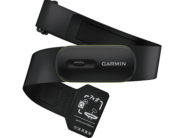 GARMIN HRM 600 (XS–S), Herzfrequenz-Brustgurt, Garmin, Schwarz/Neongelb
