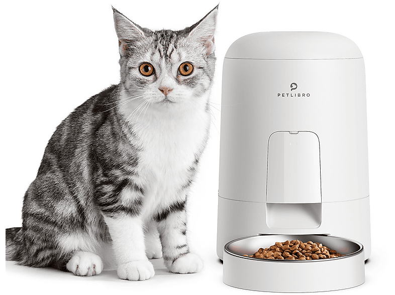 Petlibro Air Automatic Pet Feeder, 2 Liter, Weiß, Futterautomat — Foto 4 von 5