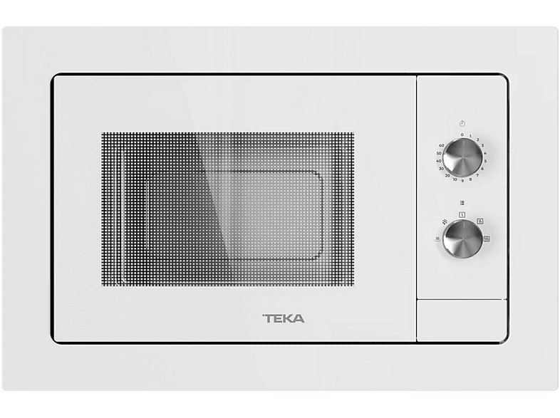 REACONDICIONADO Seminuevo Excelente Microondas - Teka NEO MB 6200 BI SS, 800W, 5 Niveles de Potencia, 20l, Pantalla TFT, Blanco