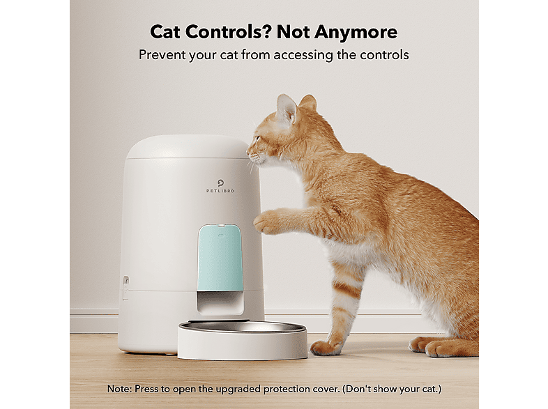 Petlibro Air Automatic Pet Feeder, 2 Liter, Weiß, Futterautomat — Foto 5 von 5